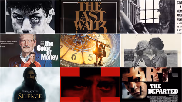 Worst to Best: Martin Scorsese Movie Posters