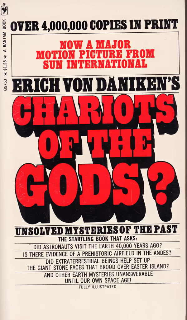 Marvel’s 'Eternals' Wouldn’t Exist Without A Half-Forgotten, Nonsense-Filled Bestseller From an Alien-Obsessed Swiss Hotel Manager